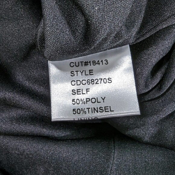 Tadashi Collection Dress XS Tinsel Sequin Cocktail cap sleeve V-neck formal - Picture 5 of 5